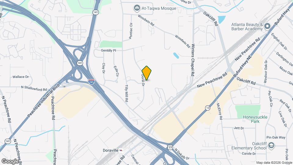 4017 Doral Dr Map and Location Details