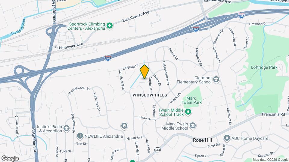 5767 Bush Hill Dr Map and Location Details
