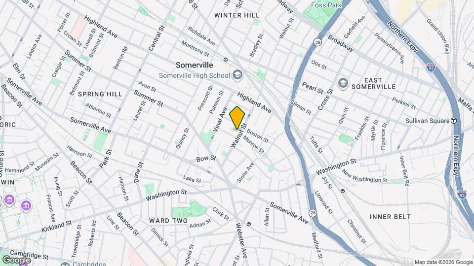 42 Walnut St, Unit 2 Mapa y Detalles de la Ubicación