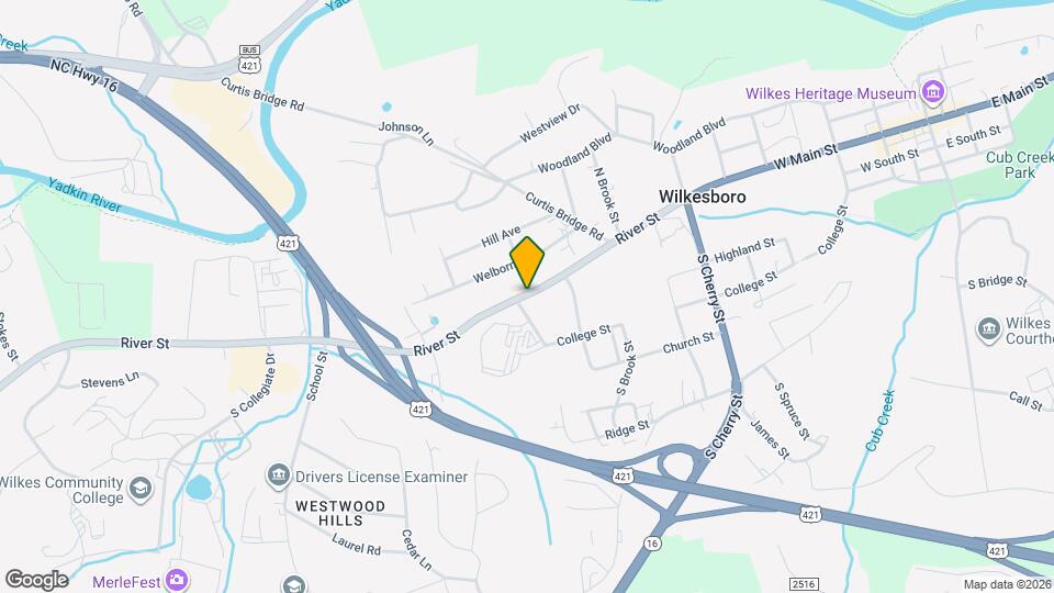 1003 River St Map and Location Details