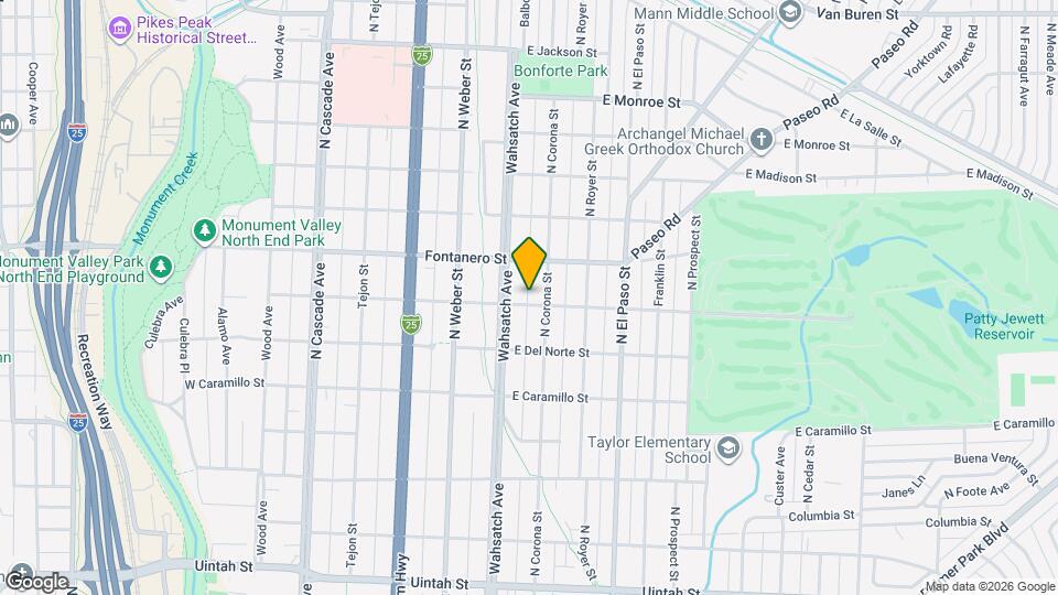 416 E Espanola St Mapa y Detalles de la Ubicación