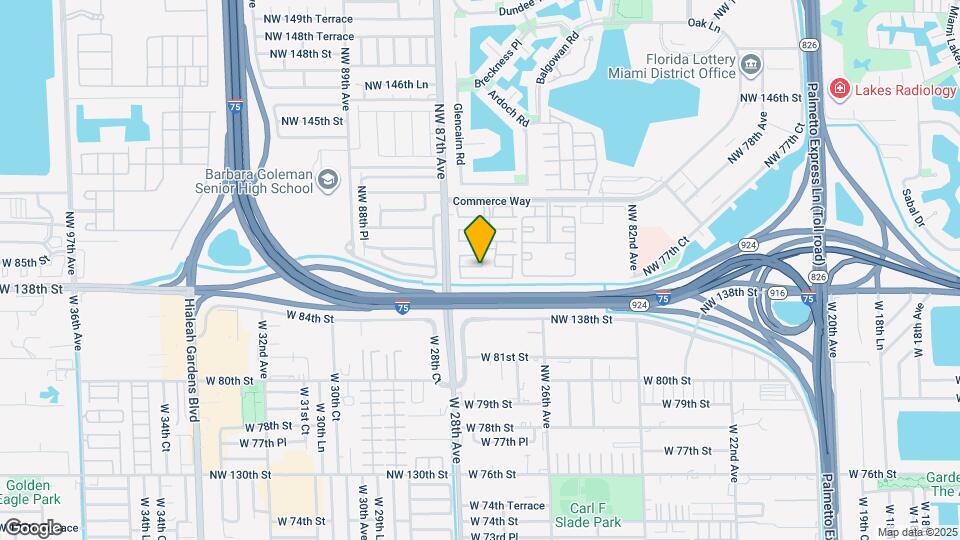 8510 NW 138th Terrace Map and Location Details