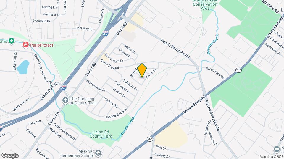 4000 Inwood Dr Map and Location Details
