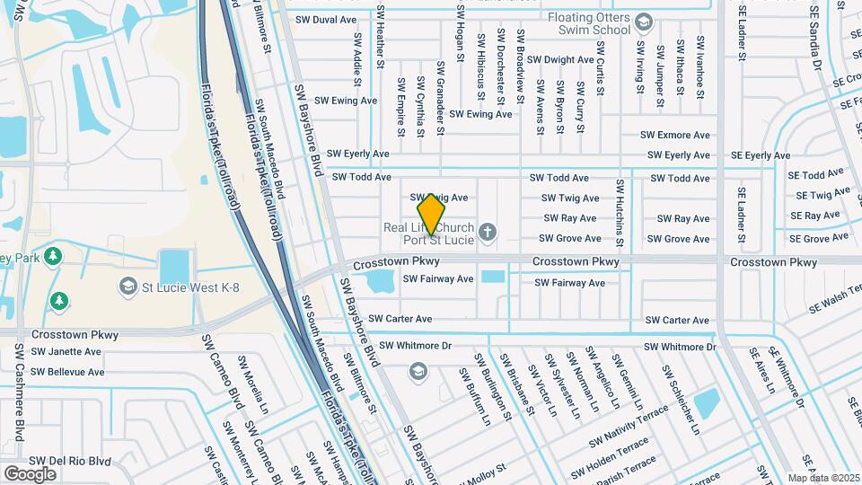 566 SW Grove Ave Map and Location Details