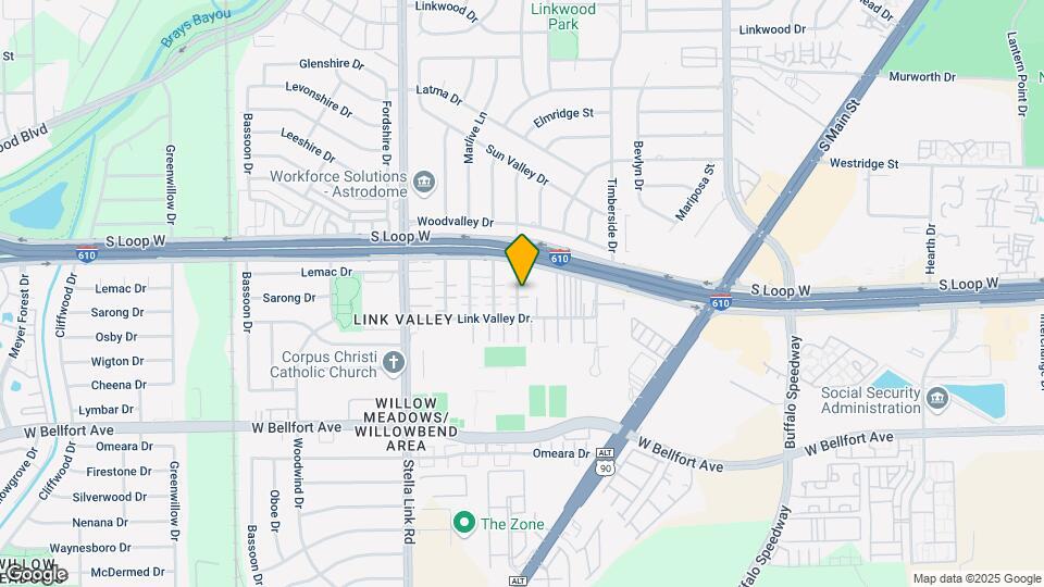 9701 Linkmeadow Ln Map and Location Details