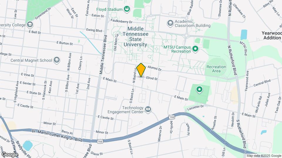 1550 Elrod St Map and Location Details