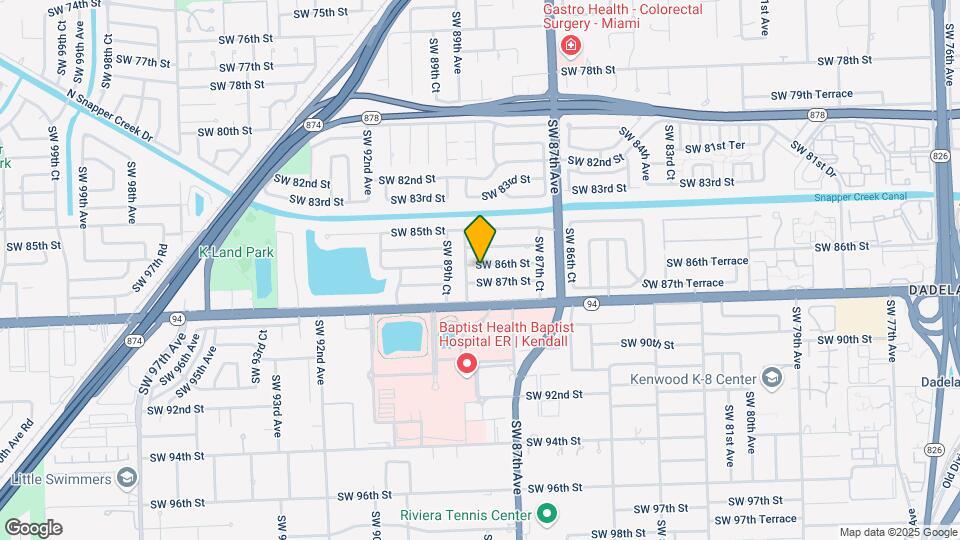 8870 SW 86th St Map and Location Details