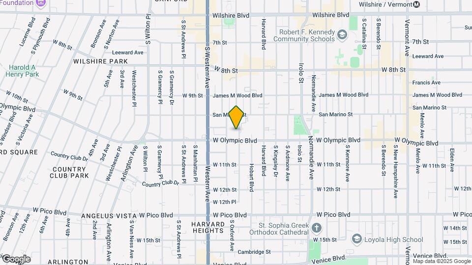 983 S Serrano Ave Map and Location Details
