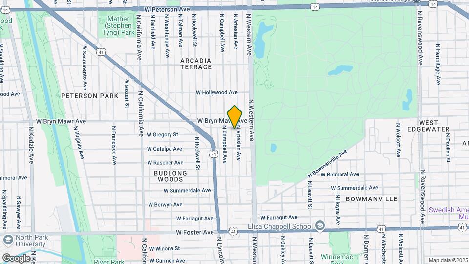 5534 N Artesian Ave-Unit -Unit 2 Mapa y Detalles de la Ubicación