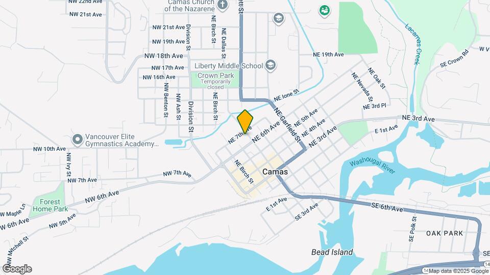 629 NE Dallas St Map and Location Details