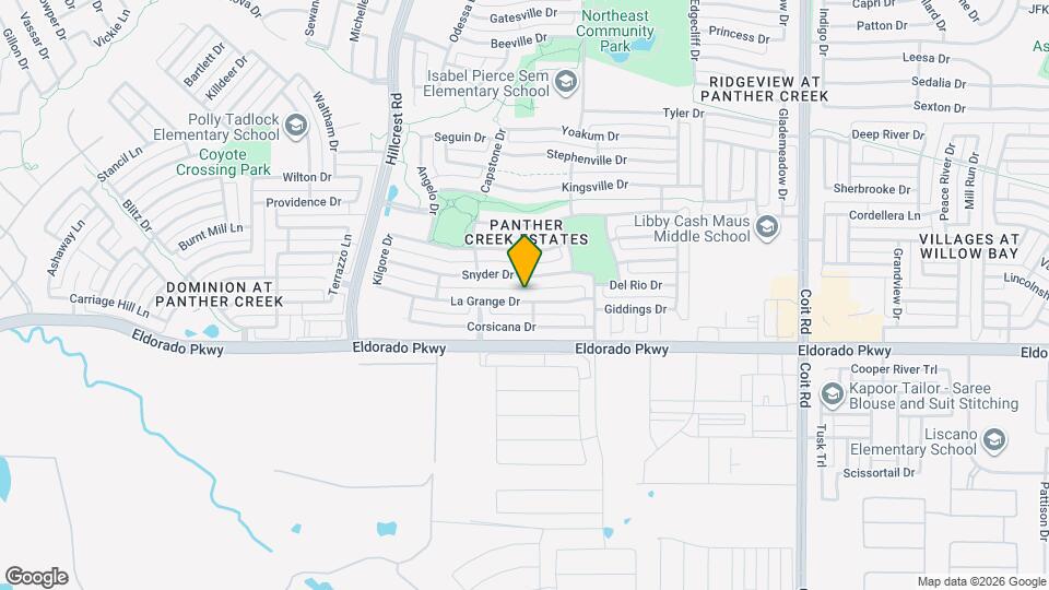 11490 La Grange Dr Map and Location Details