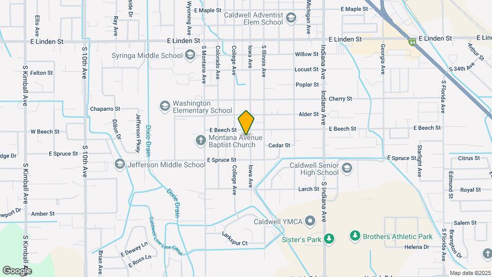 3114 Iowa Ave Map and Location Details