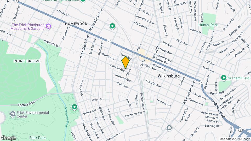 439 Franklin Ave, Unit 1 Mapa y Detalles de la Ubicación