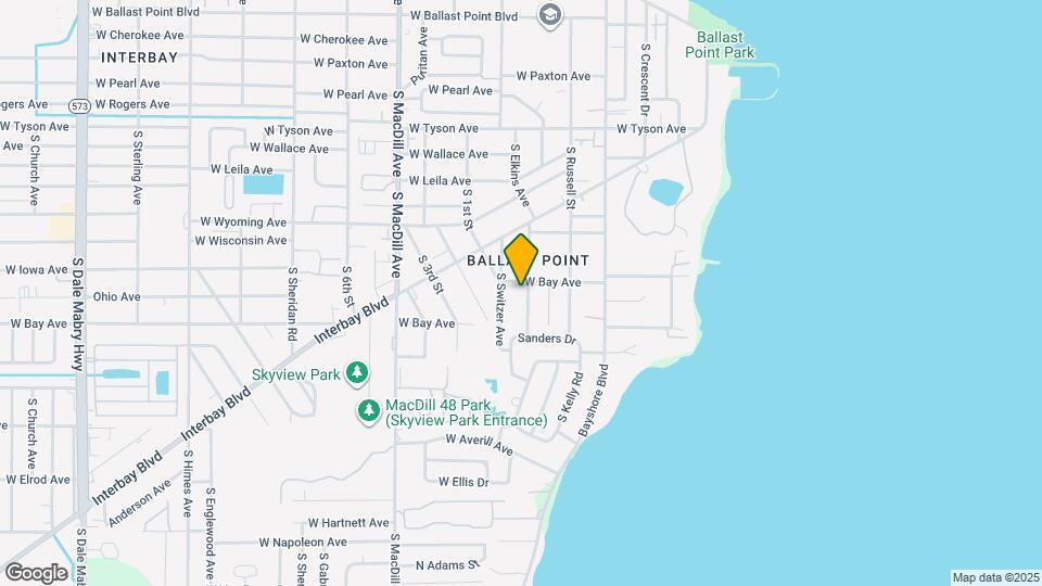 6105 S Elkins Ave Map and Location Details