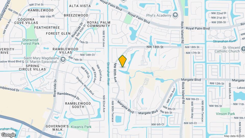 1460 NW 80th Ave Map and Location Details