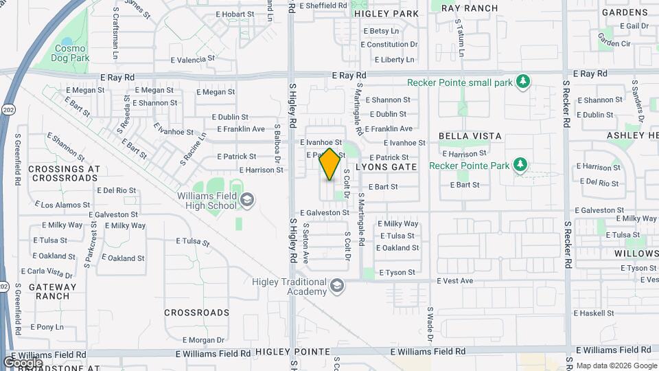 1922 S Sunnyvale Ave Map and Location Details