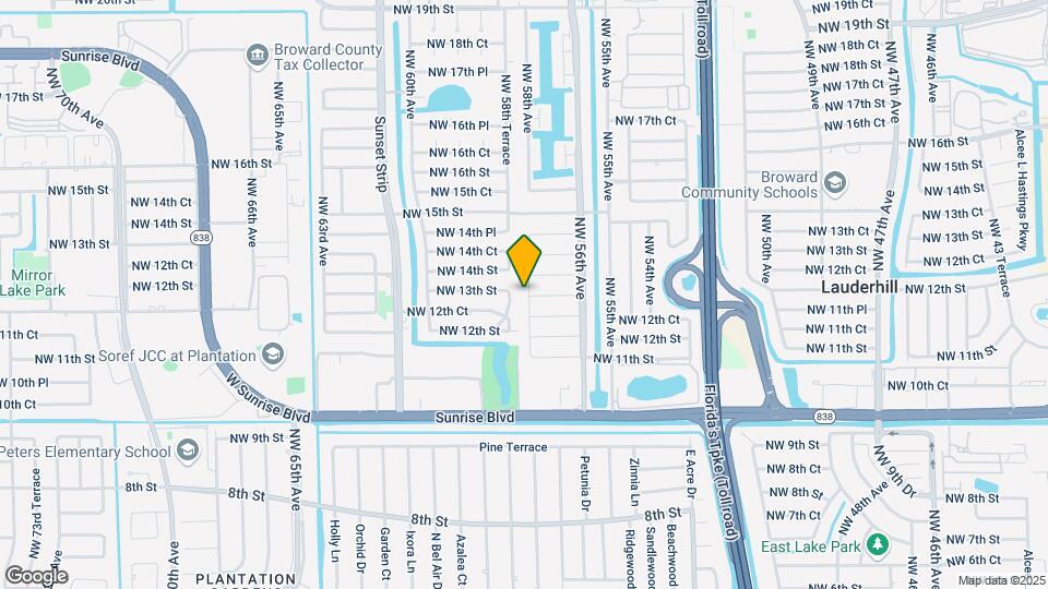 1301 NW 58th Ave Mapa y Detalles de la Ubicación