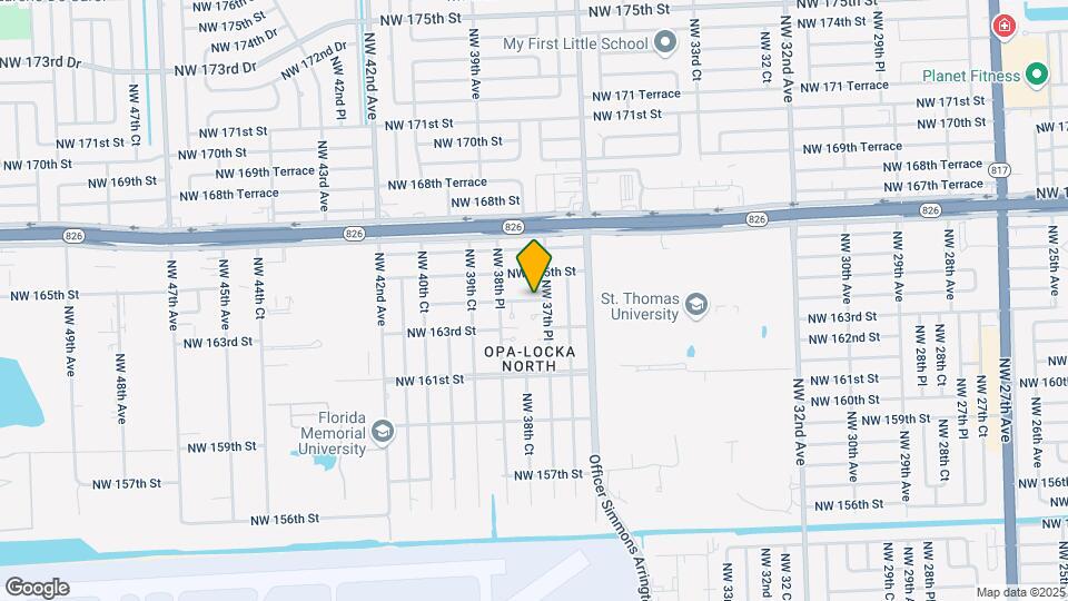 3797 NW 164th St Map and Location Details