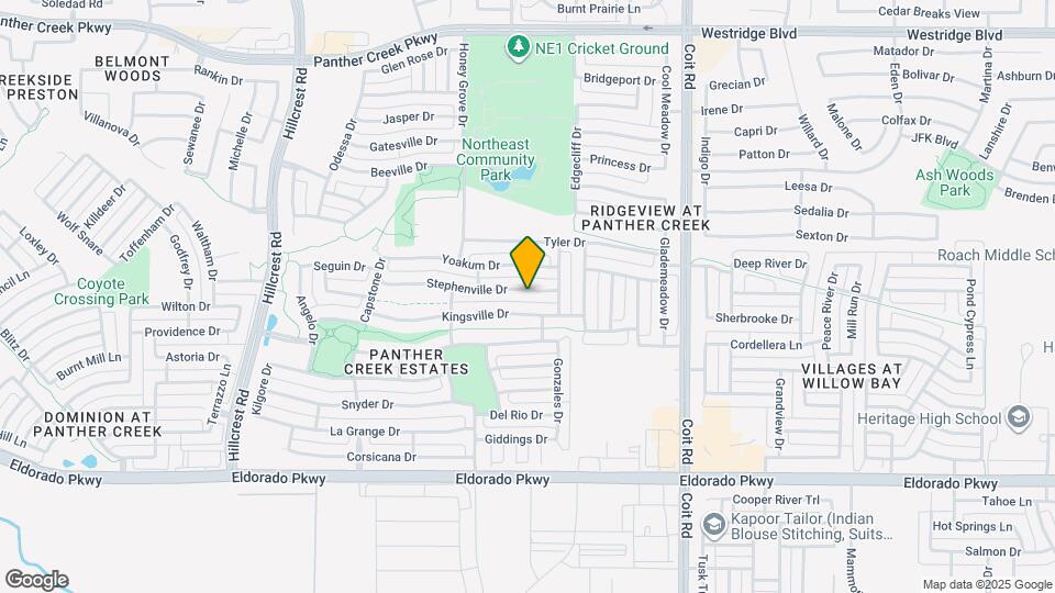 11963 Stephenville Dr Map and Location Details