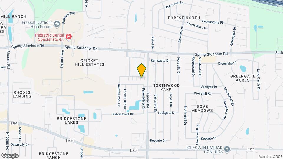 3935 Mossy Spring Ln Map and Location Details