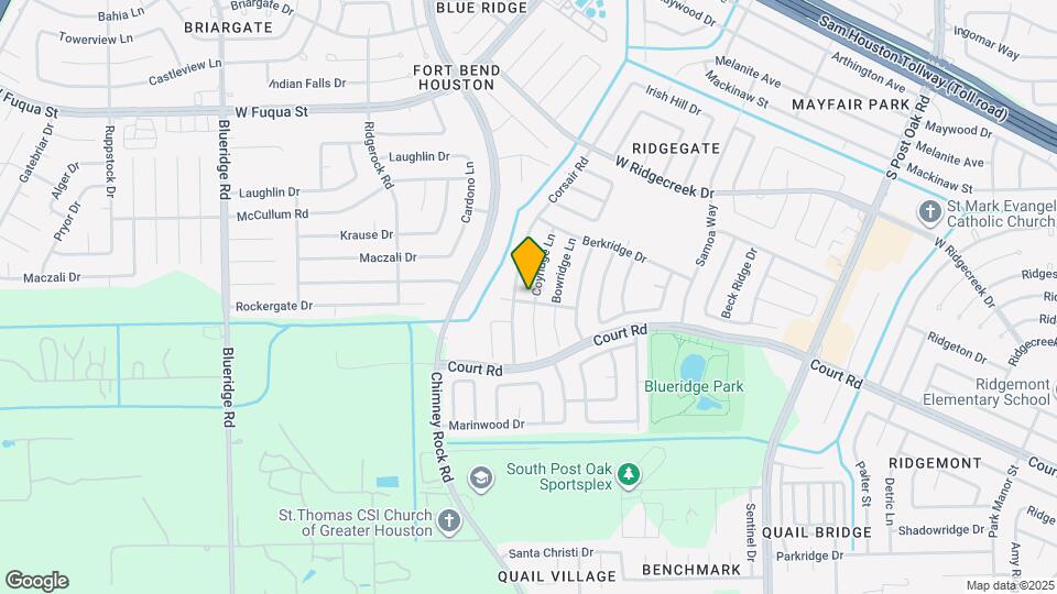 16158 Coyridge Ln Map and Location Details