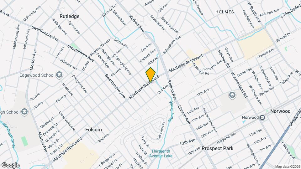 1604 E Macdade Blvd Map and Location Details