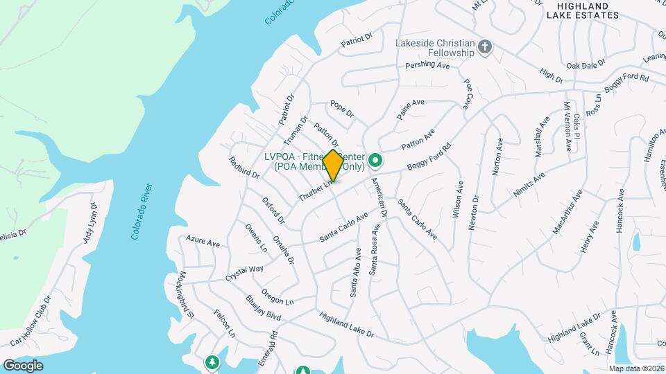 2401 Thurber Ln Map and Location Details