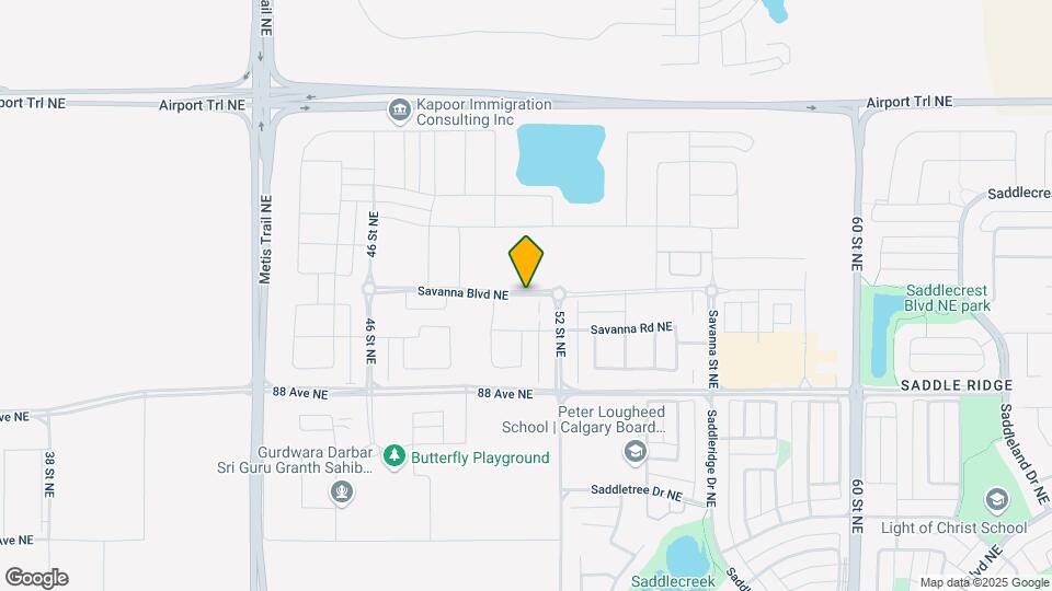 313-669 Savanna Blvd NE Map and Location Details