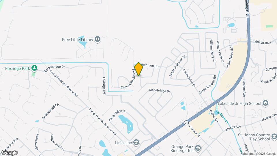 608 Robert Livingston St Map and Location Details