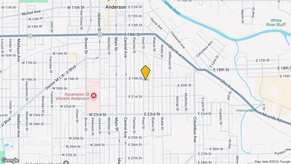 1916 Pearl St Map and Location Details