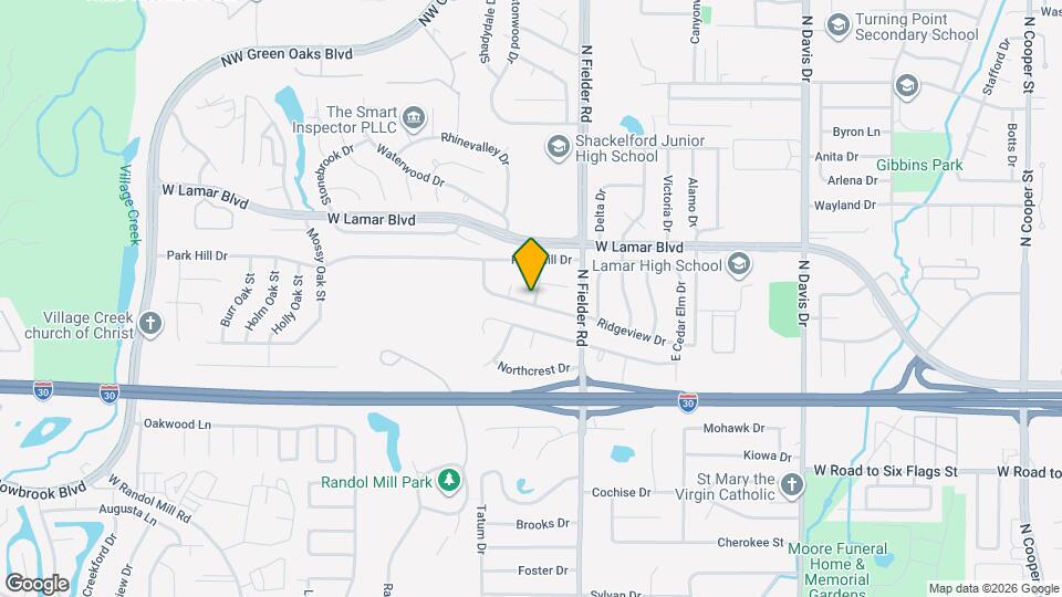 1713 Ridgeview Dr Map and Location Details