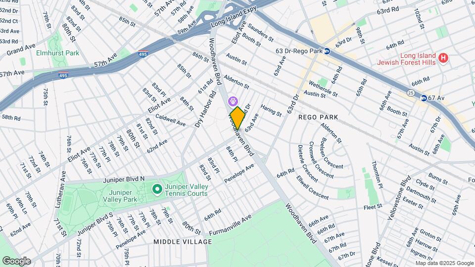 62-98 Woodhaven Blvd-Unit -2G Map and Location Details