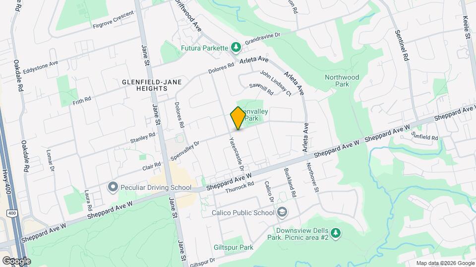 107 Spenvalley Dr Map and Location Details