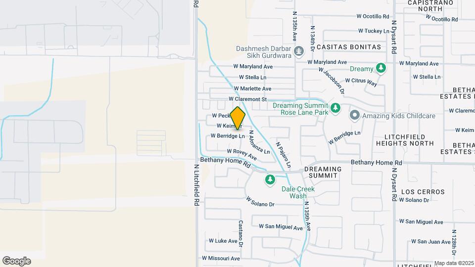 13718 W Berridge Ln Map and Location Details