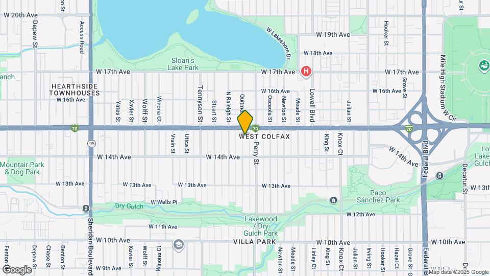 1476 Quitman St Map and Location Details