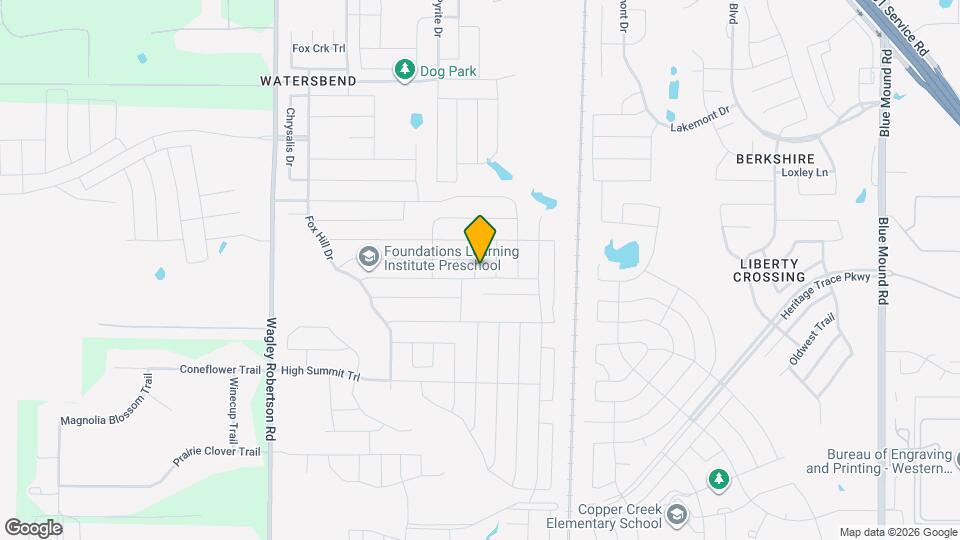 9504 Drifting Sand Dr Map and Location Details