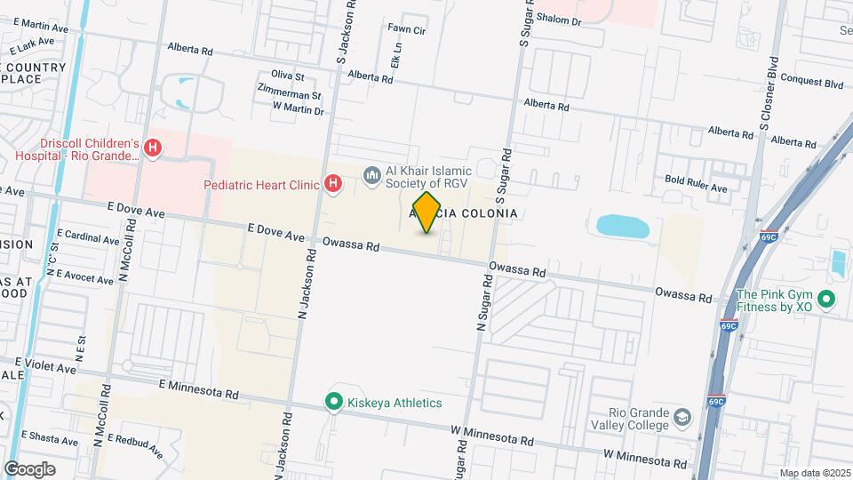 1225 W Owassa Rd Mapa y Detalles de la Ubicación