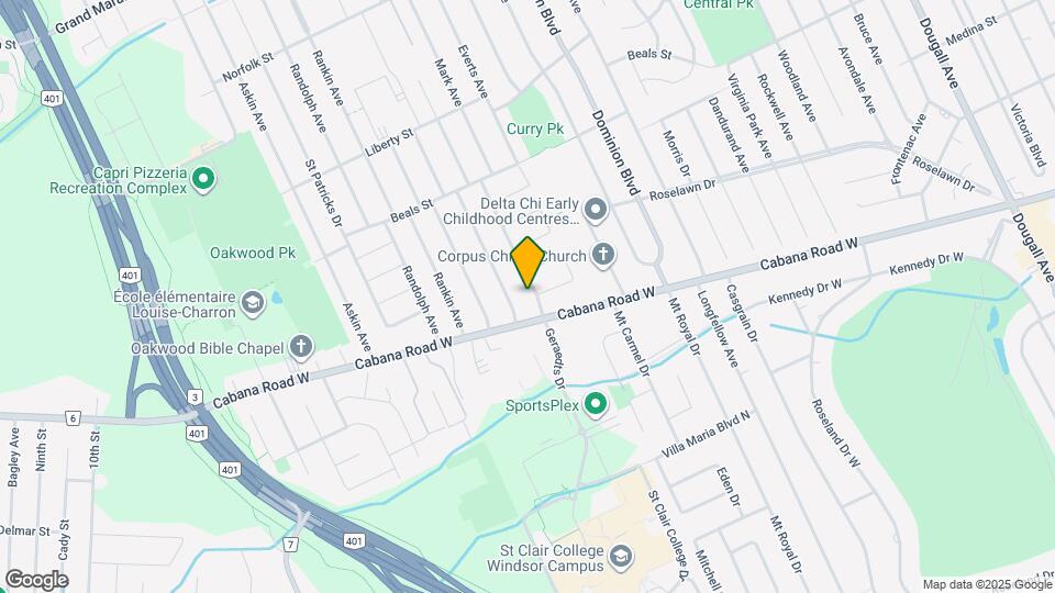 3735 Glenwood Ave Map and Location Details