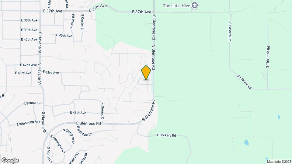 5321 E Rosedale Ln Map and Location Details