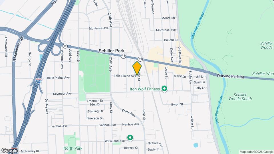 4055 Prairie Ave Map and Location Details