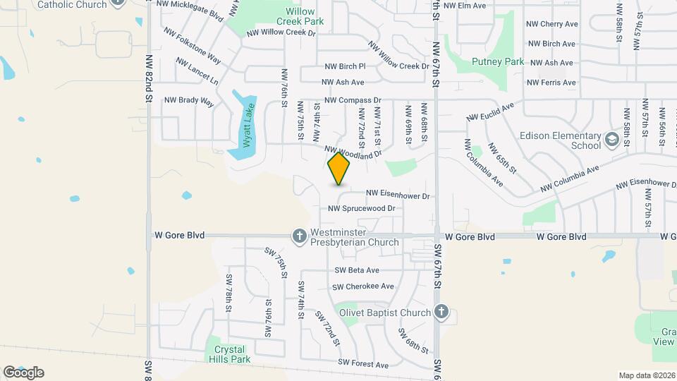 6933 NW Eisenhower Dr Mapa y Detalles de la Ubicación