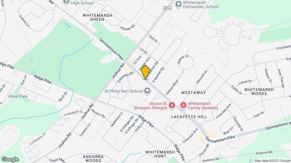 454 Germantown Pike Map and Location Details