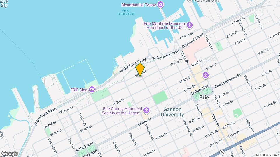 306 W 2nd St Map and Location Details