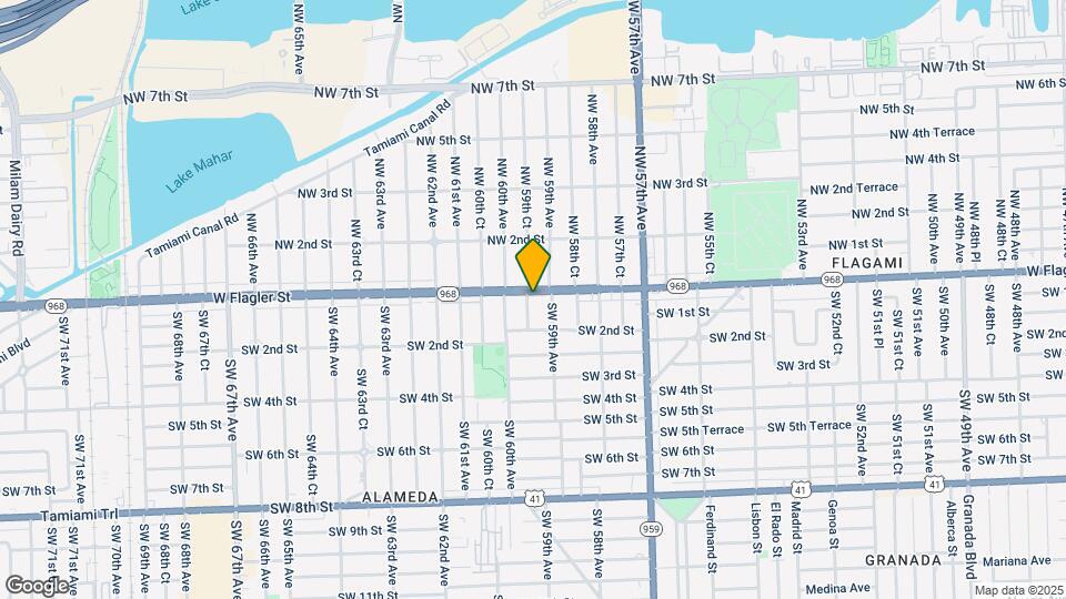 1 SW 59th Ct Mapa y Detalles de la Ubicación