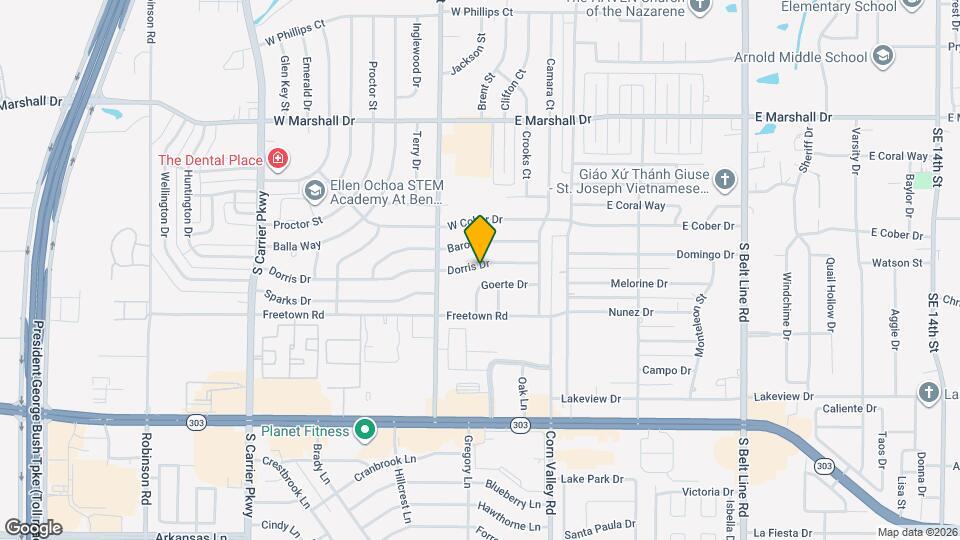 213 Dorris Dr Map and Location Details