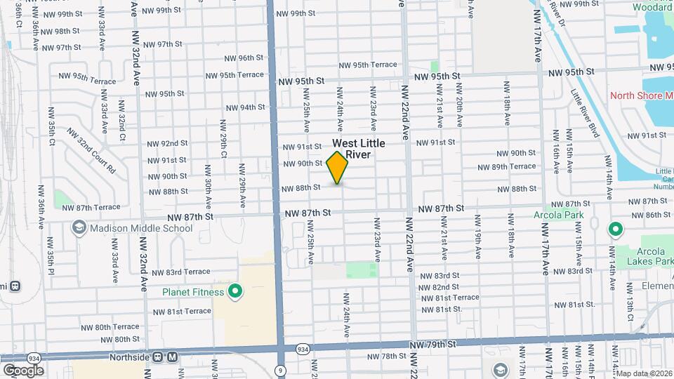 2416 NW 88th St Map and Location Details