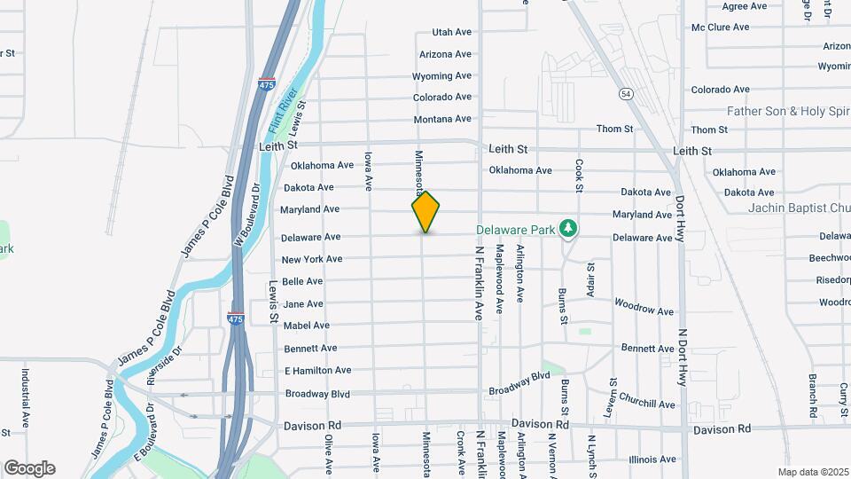 1700 Delaware Ave Map and Location Details