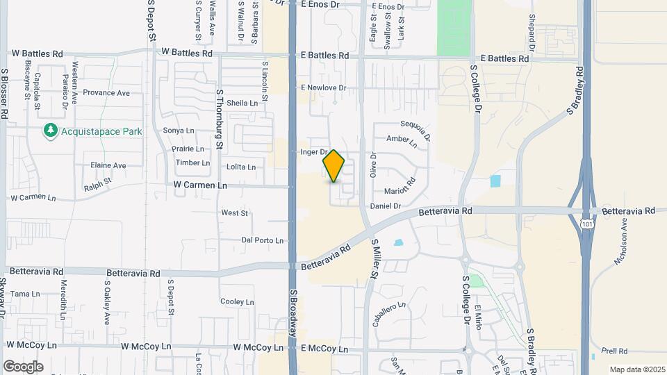 1960 McClelland St Map and Location Details