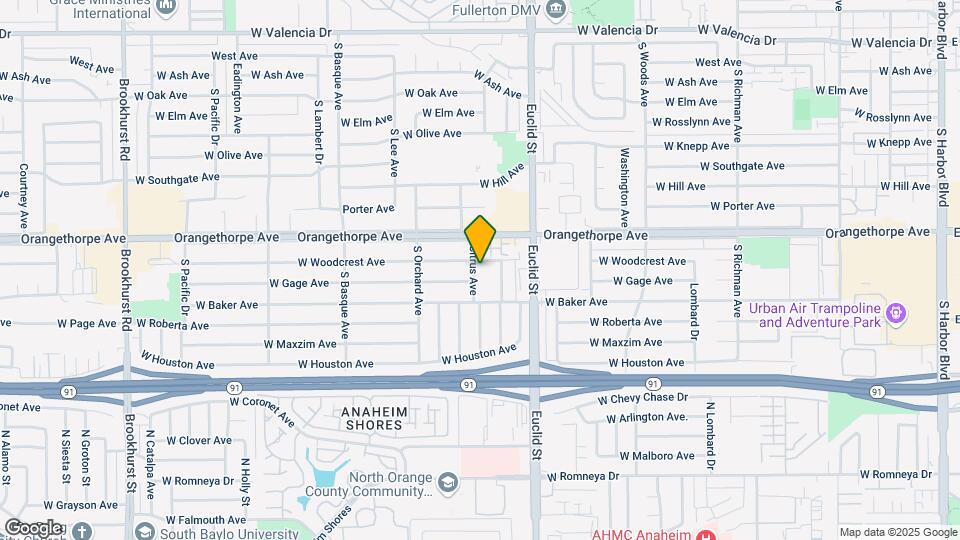 1324-1330 S Citrus Ave Map and Location Details