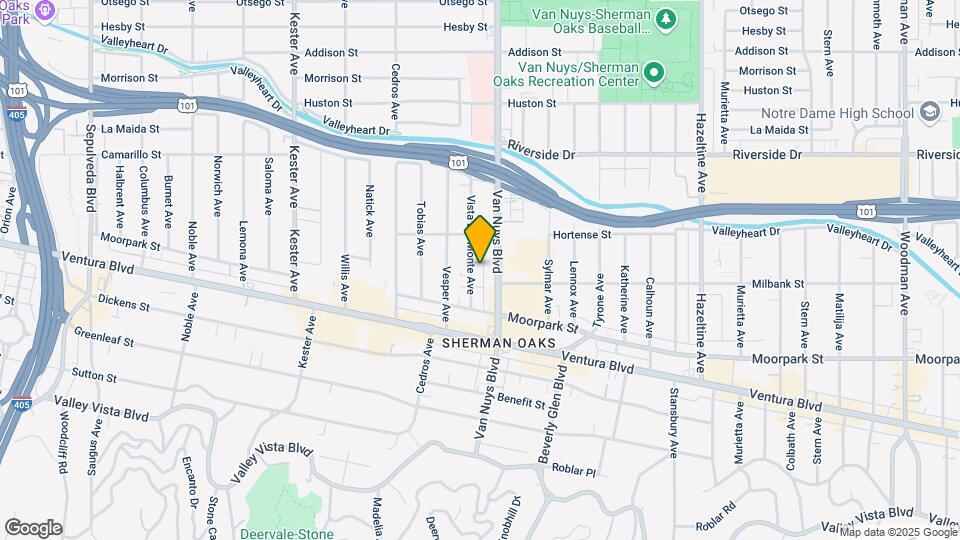 4514 Vista Del Monte Ave Mapa y Detalles de la Ubicación